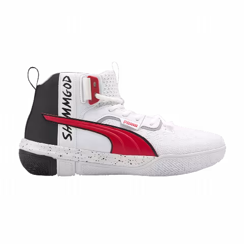 God Shammgod x Puma Legacy 'White High Risk Red'