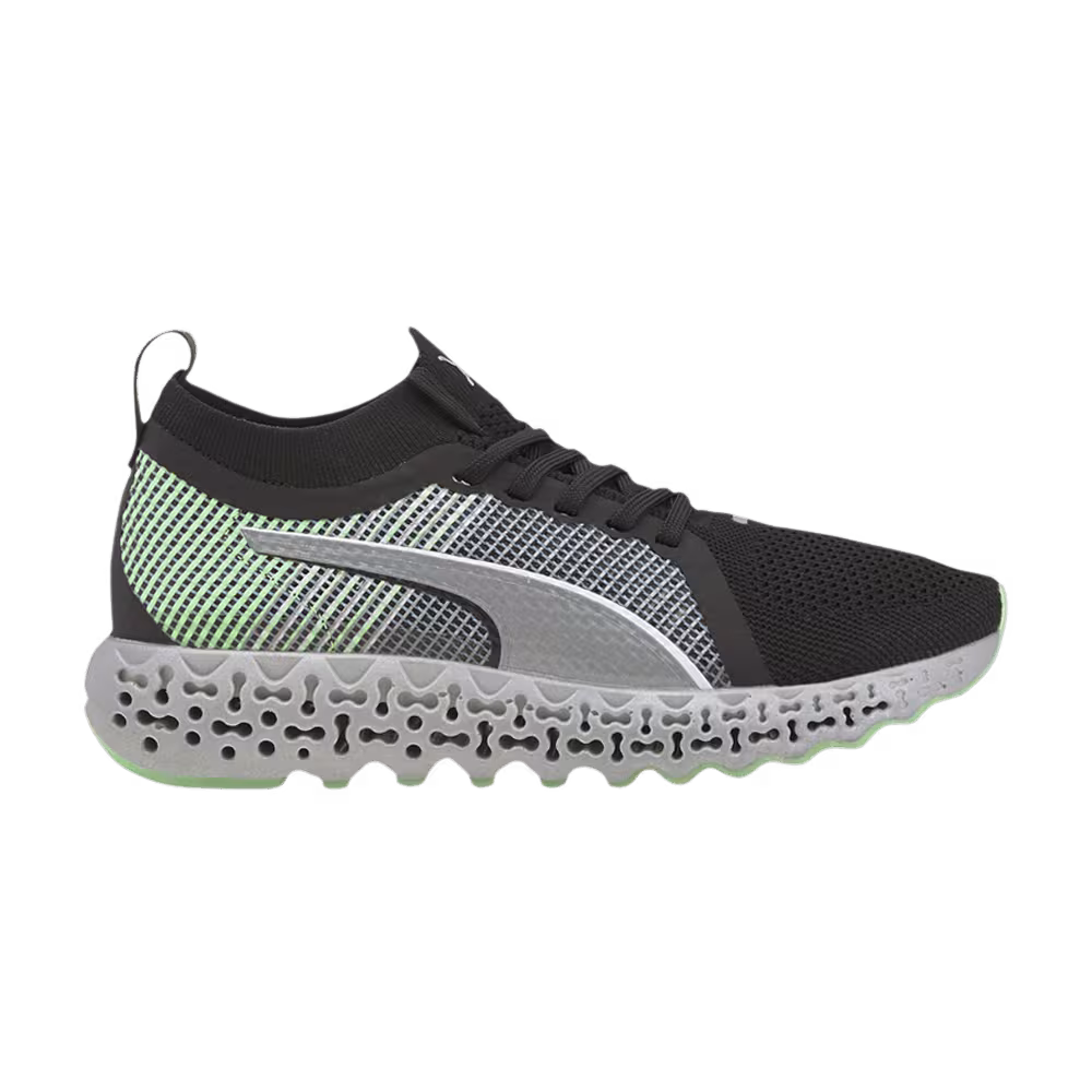 Puma Calibrate Runner Black Elektro Green