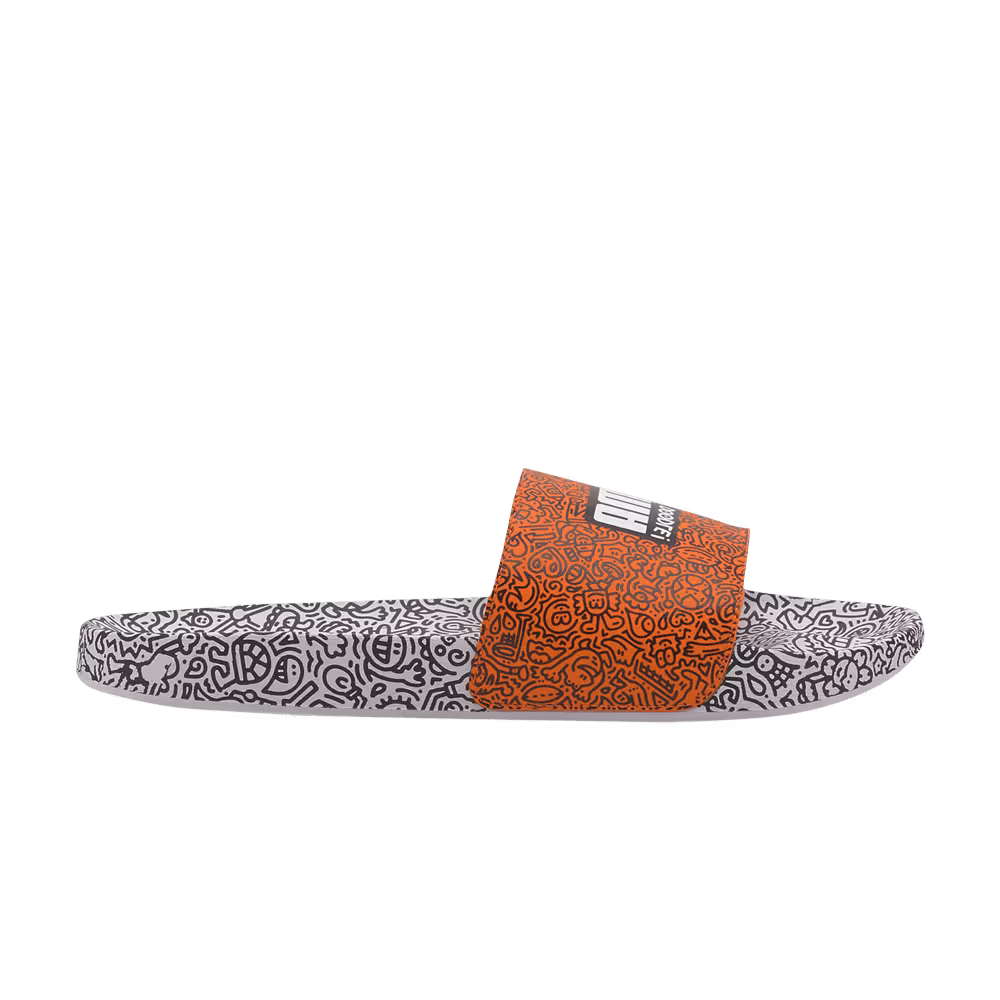 Mr. Doodle x Puma Leadcat 20 Slides Wavy Doodles