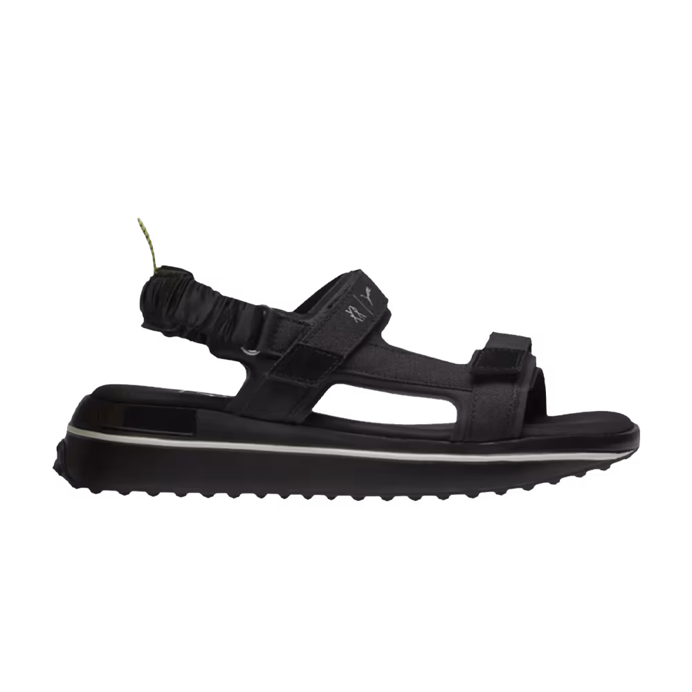 Puma Liu Wen x Women's Future Rider Sandals Fluorescent Braid - Black