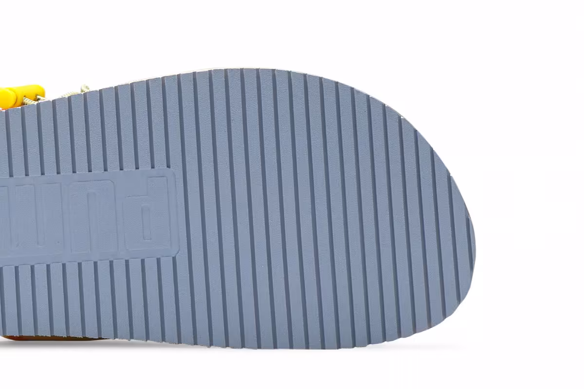 KidSuper Studios x Puma Wilo Slide Yellow Peach Beige, view 6