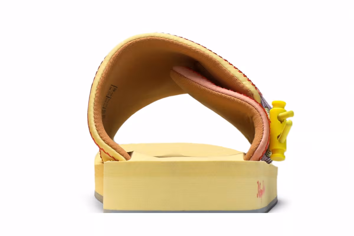 KidSuper Studios x Puma Wilo Slide Yellow Peach Beige, view 8