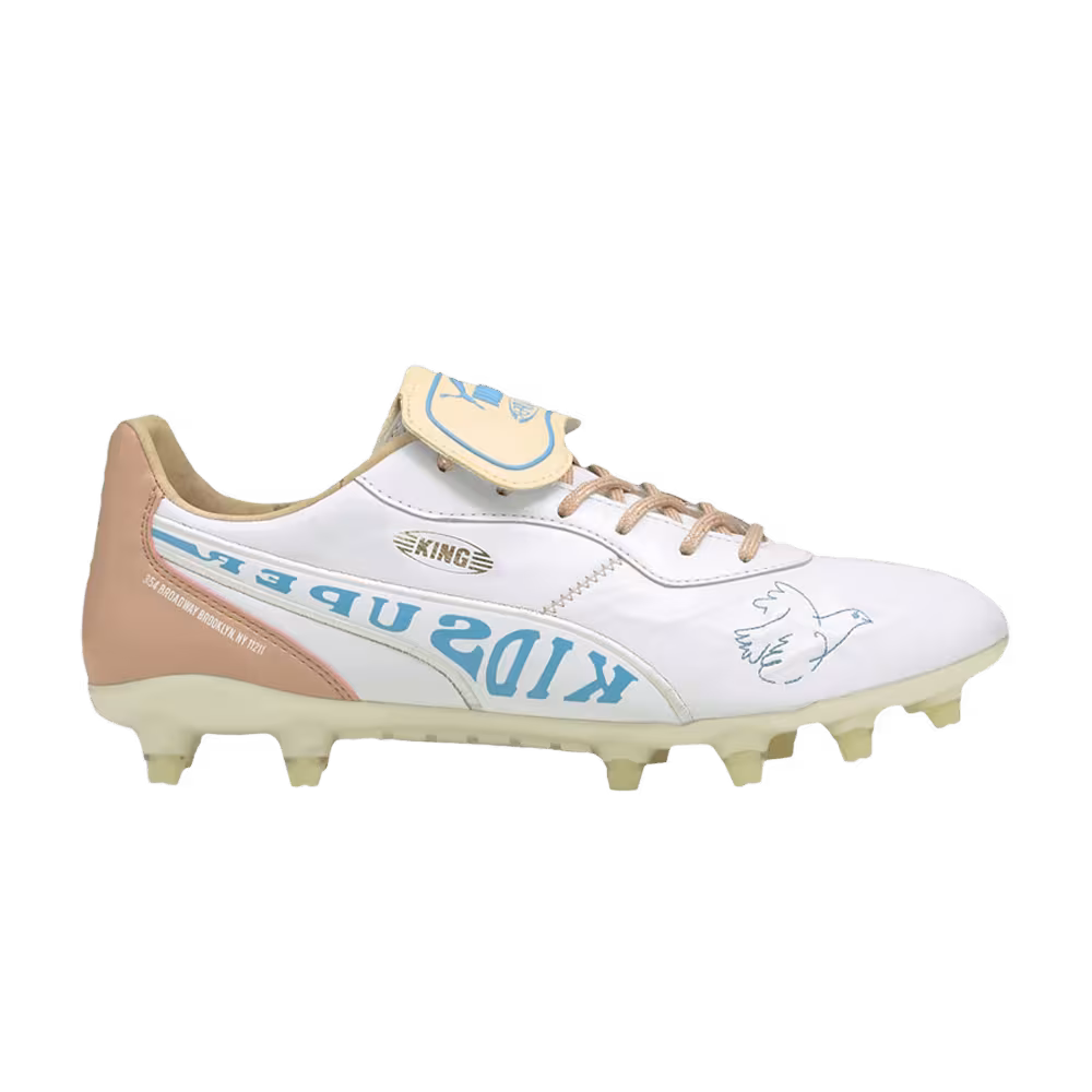 KidSuper Studios x Puma King FG Yellow Misty Rose