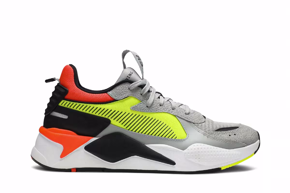 Puma RS-X Hard Drive Grey Yellow Red, view 2
