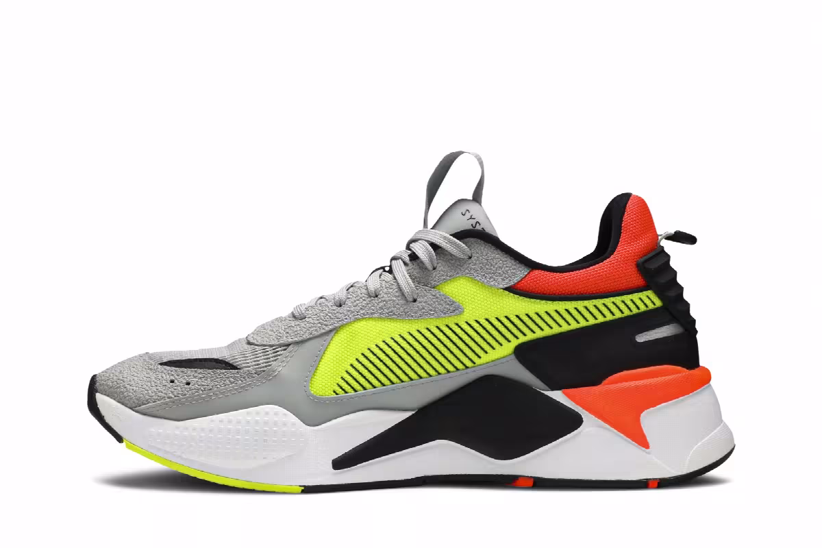 Puma RS-X Hard Drive Grey Yellow Red, view 4