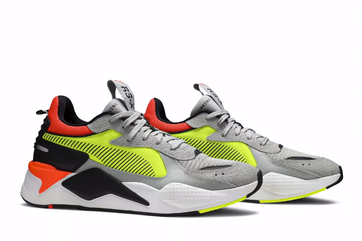 Puma RS-X Hard Drive Grey Yellow Red, view 9
