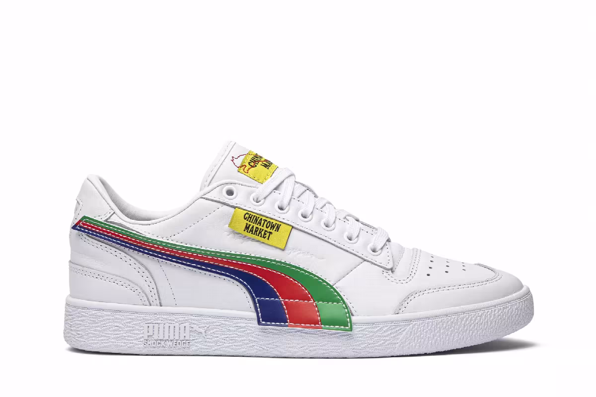 Chinatown Market x Puma Ralph Sampson Low White, view 2