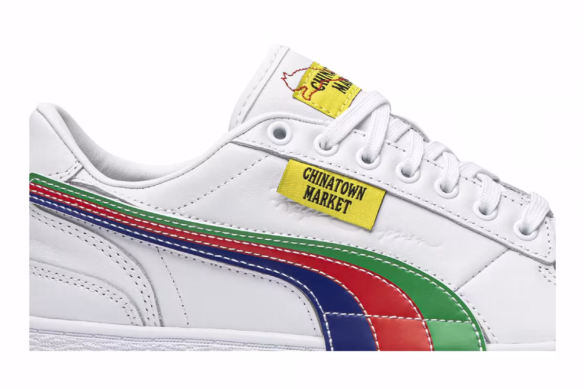 Chinatown Market x Puma Ralph Sampson Low White, view 3