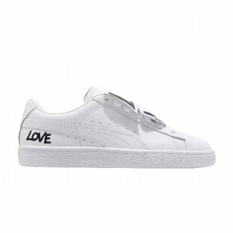 Puma Wmns Basket Badge HNDWRTTN 'White'