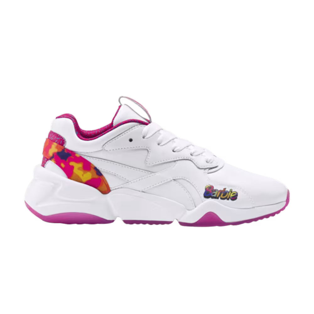 Barbie x Puma Women's Nova Flash White Cabaret