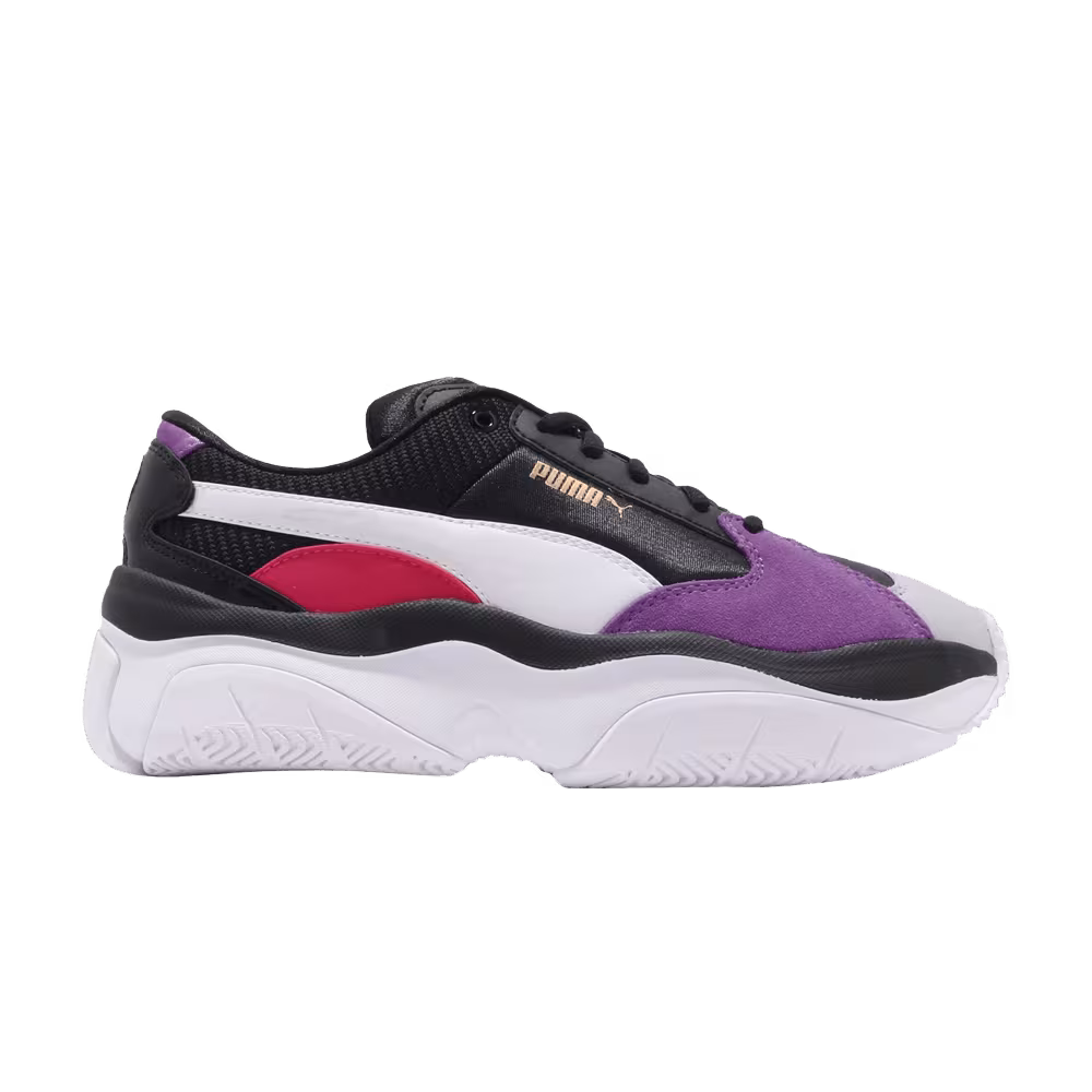 Puma Women's Storm.Y White Gray Violet