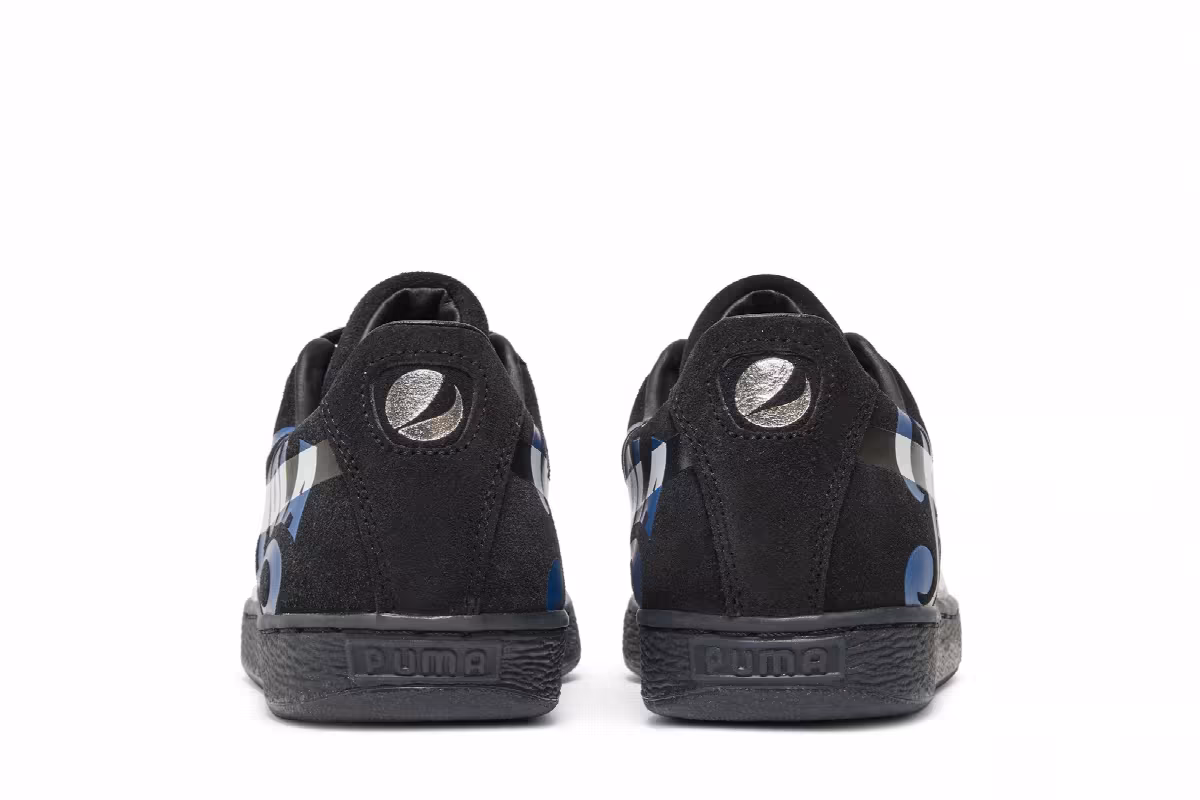 Pepsi x Puma Suede Classic Black, view 7