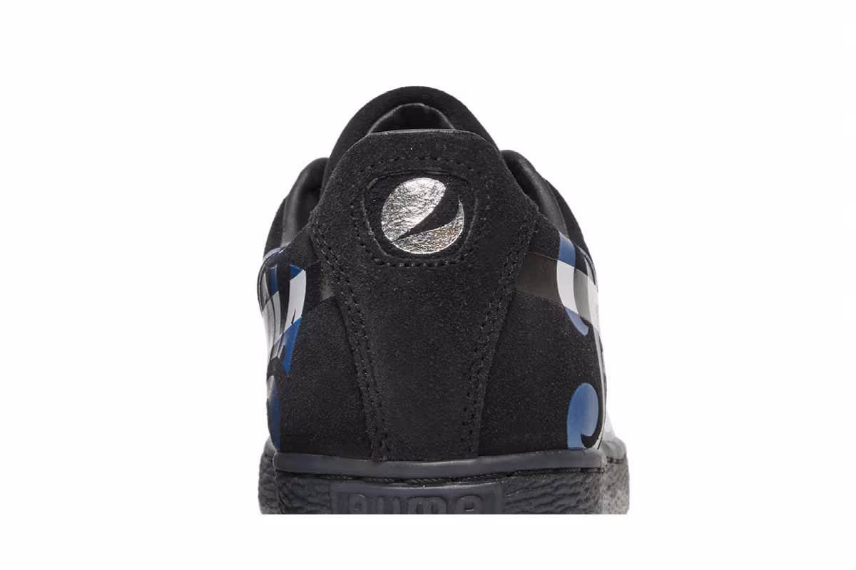 Pepsi x Puma Suede Classic Black, view 8