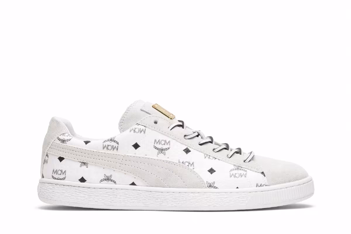MCM x Puma Suede Whisper White, view 2