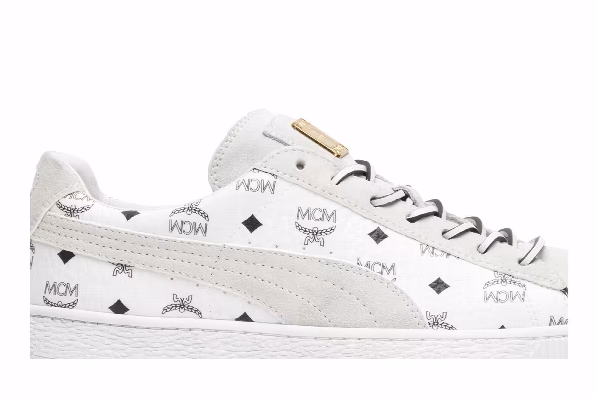 MCM x Puma Suede Whisper White, view 3