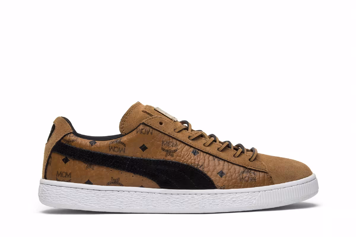 MCM x Puma Suede Buckthorn Brown, view 2