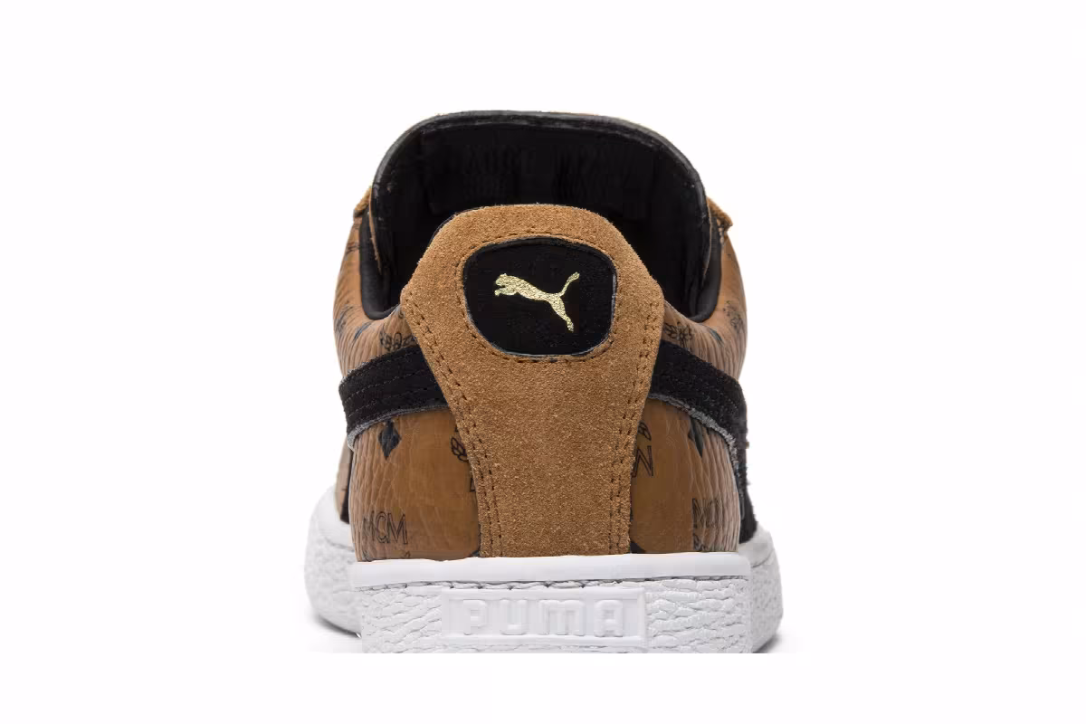 MCM x Puma Suede Buckthorn Brown, view 8