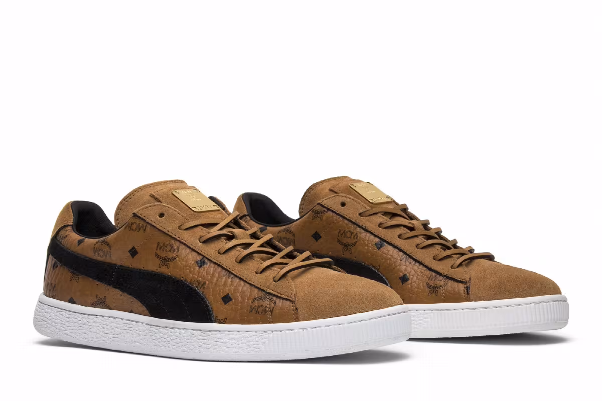 MCM x Puma Suede Buckthorn Brown, view 9