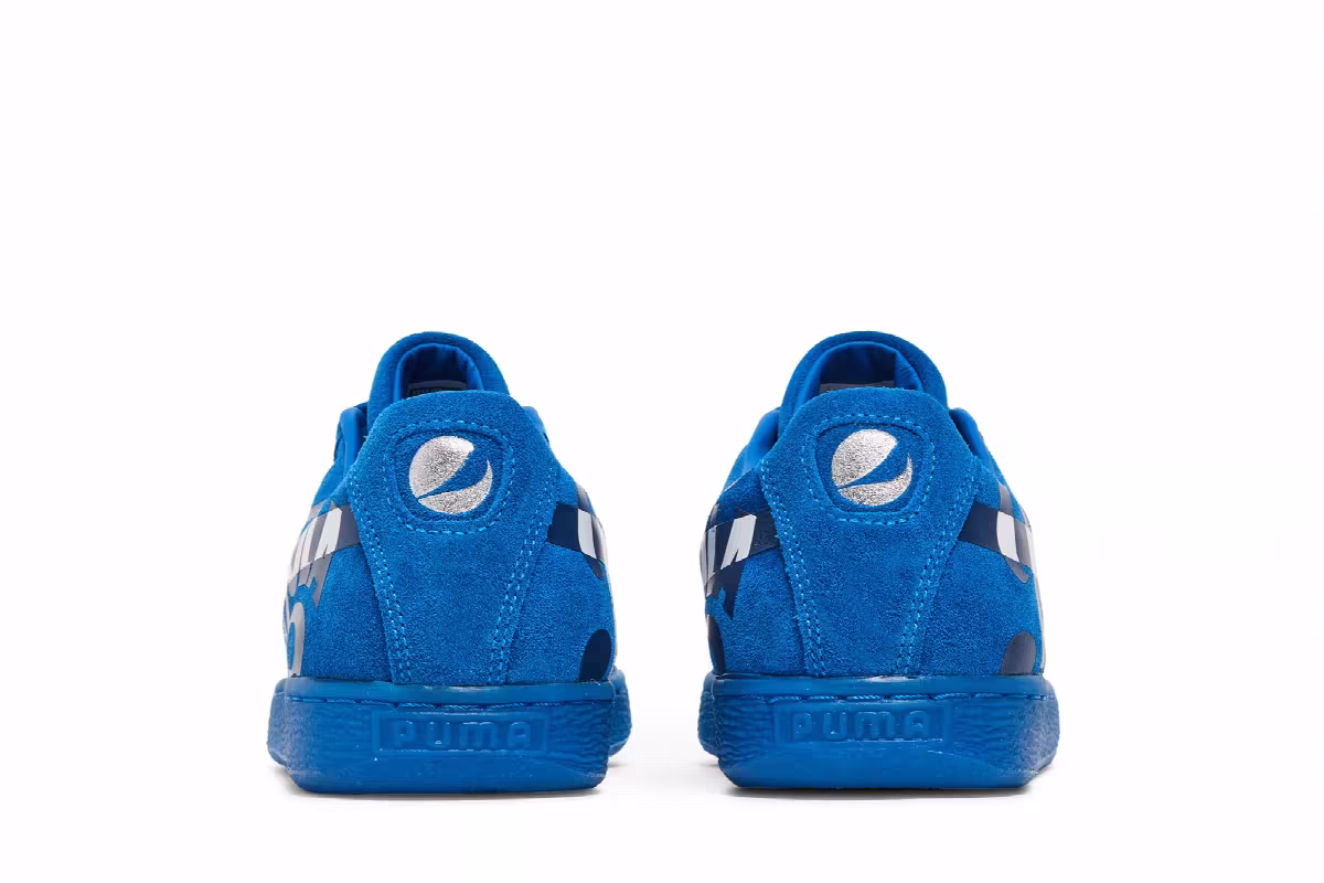 Pepsi x Puma Suede Classic Clean Blue, view 7
