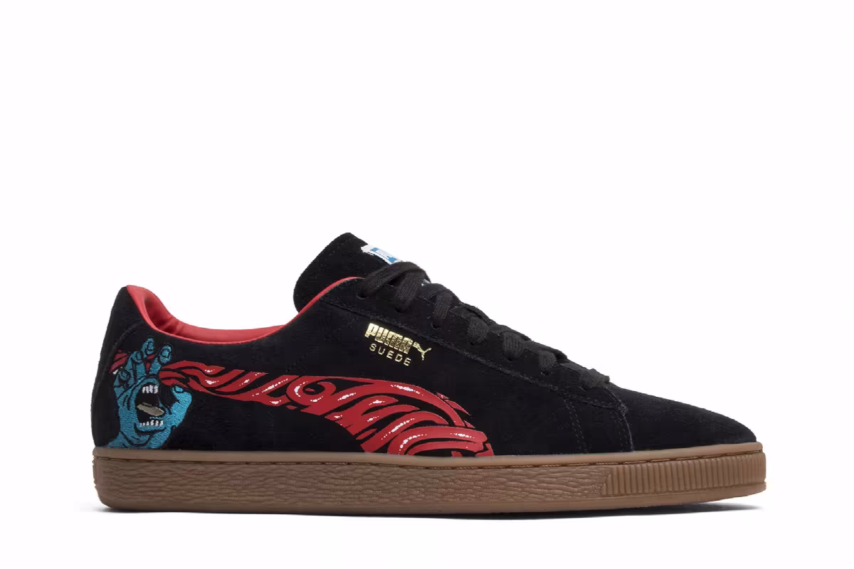 Santa Cruz x Puma Classic Suede 50 Screaming Hand, view 2