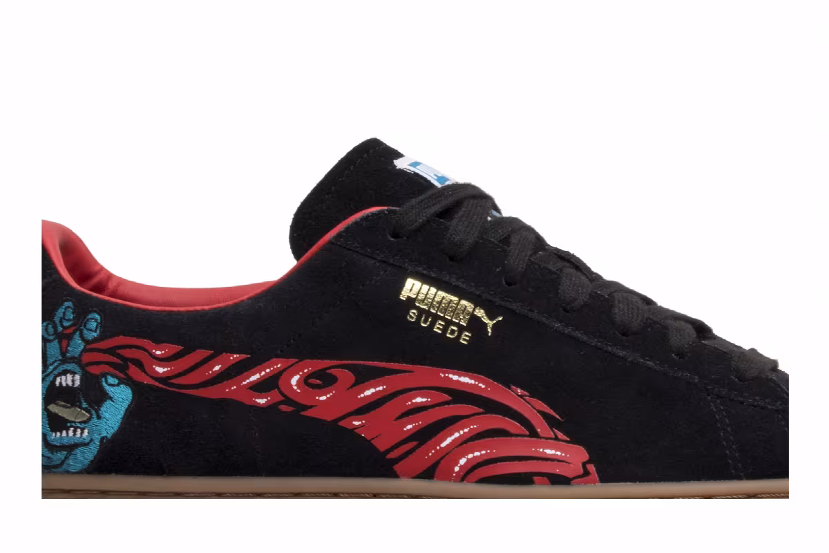 Santa Cruz x Puma Classic Suede 50 Screaming Hand, view 3