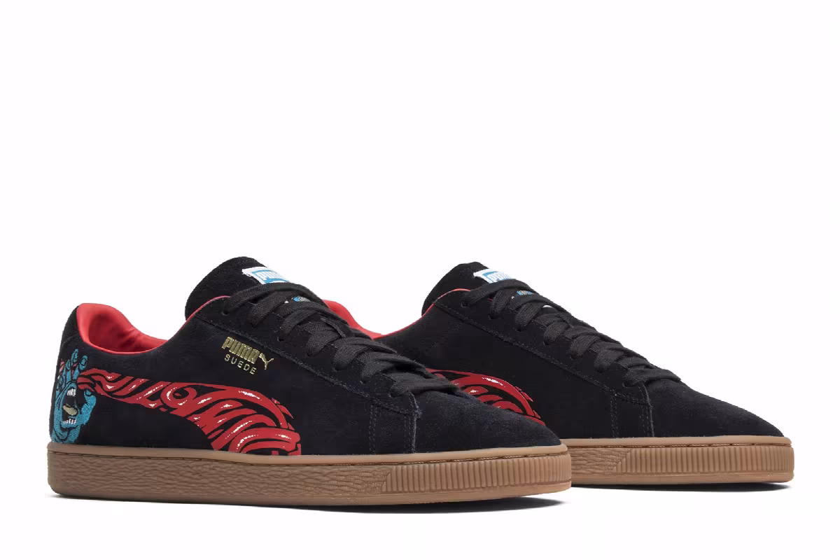 Santa Cruz x Puma Classic Suede 50 Screaming Hand, view 9