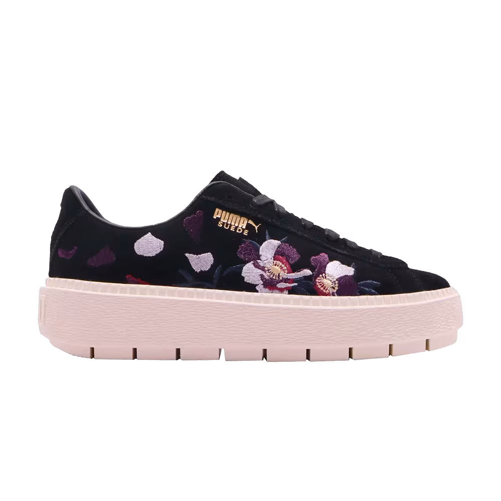Puma Women's Suede Platform Trace Flowery