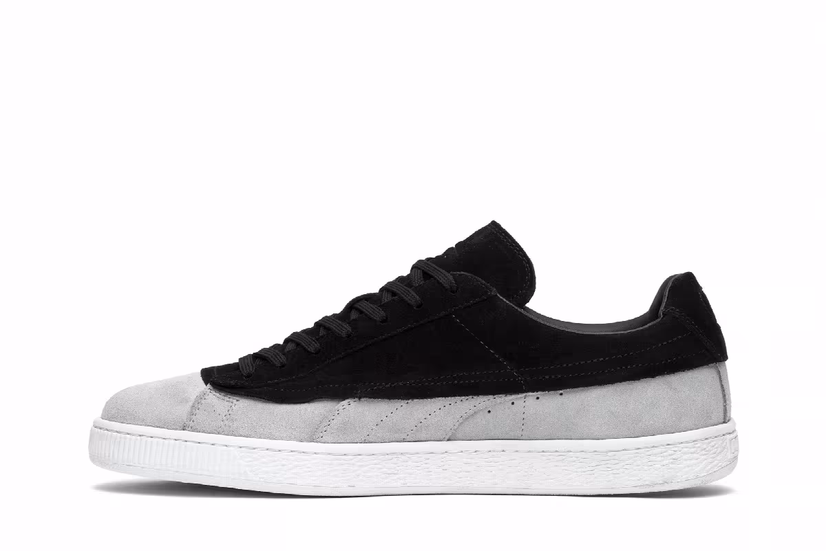 Stampd x Puma Suede Classic White Black, view 4