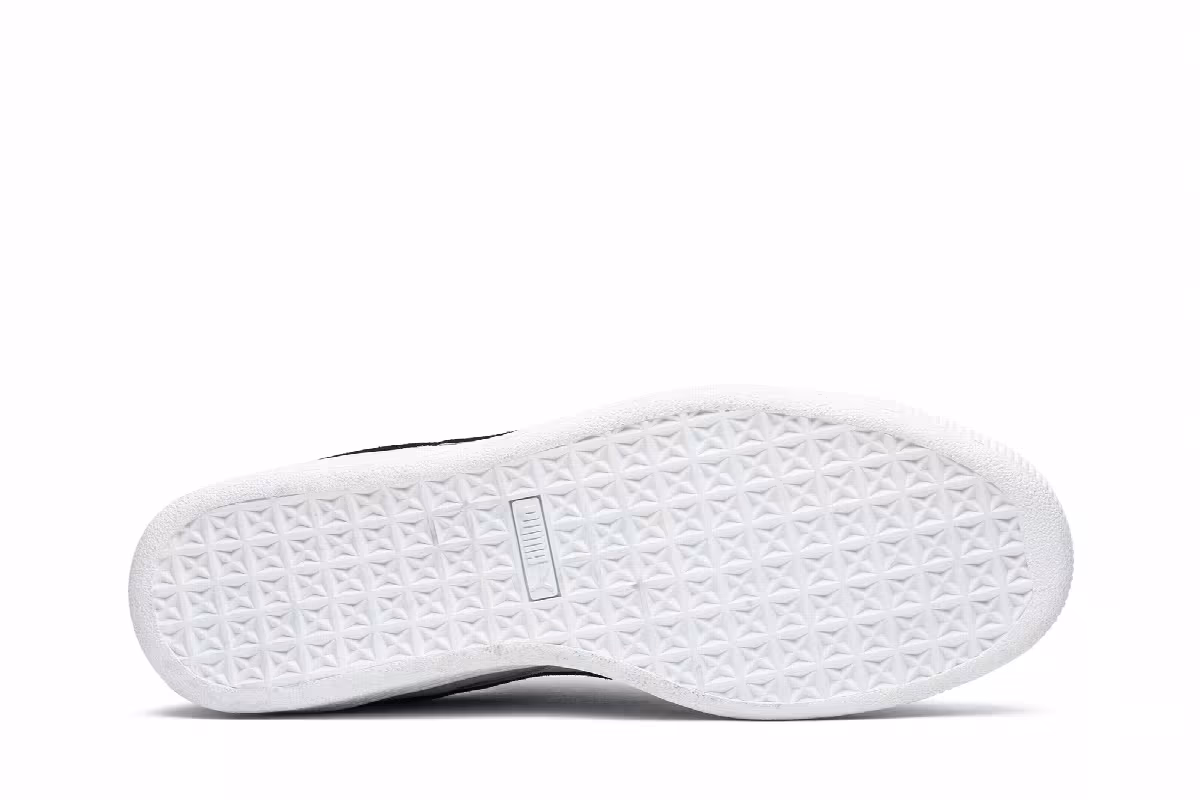 Stampd x Puma Suede Classic White Black, view 5