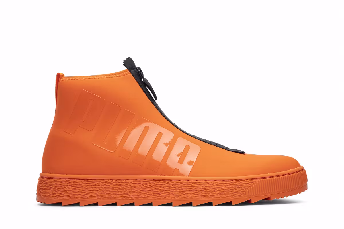 Atelier New Regime x Puma Basket Boot Scarlet Ibis, view 2