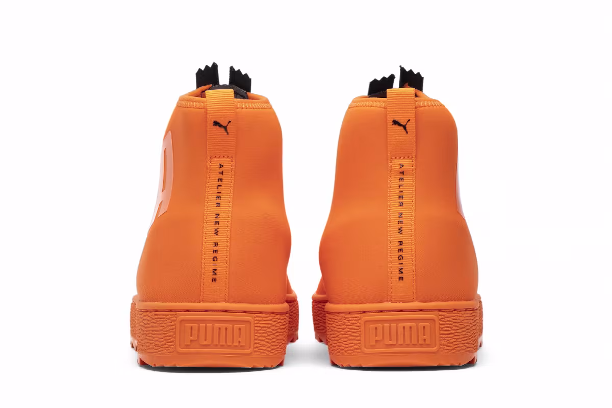 Atelier New Regime x Puma Basket Boot Scarlet Ibis, view 7