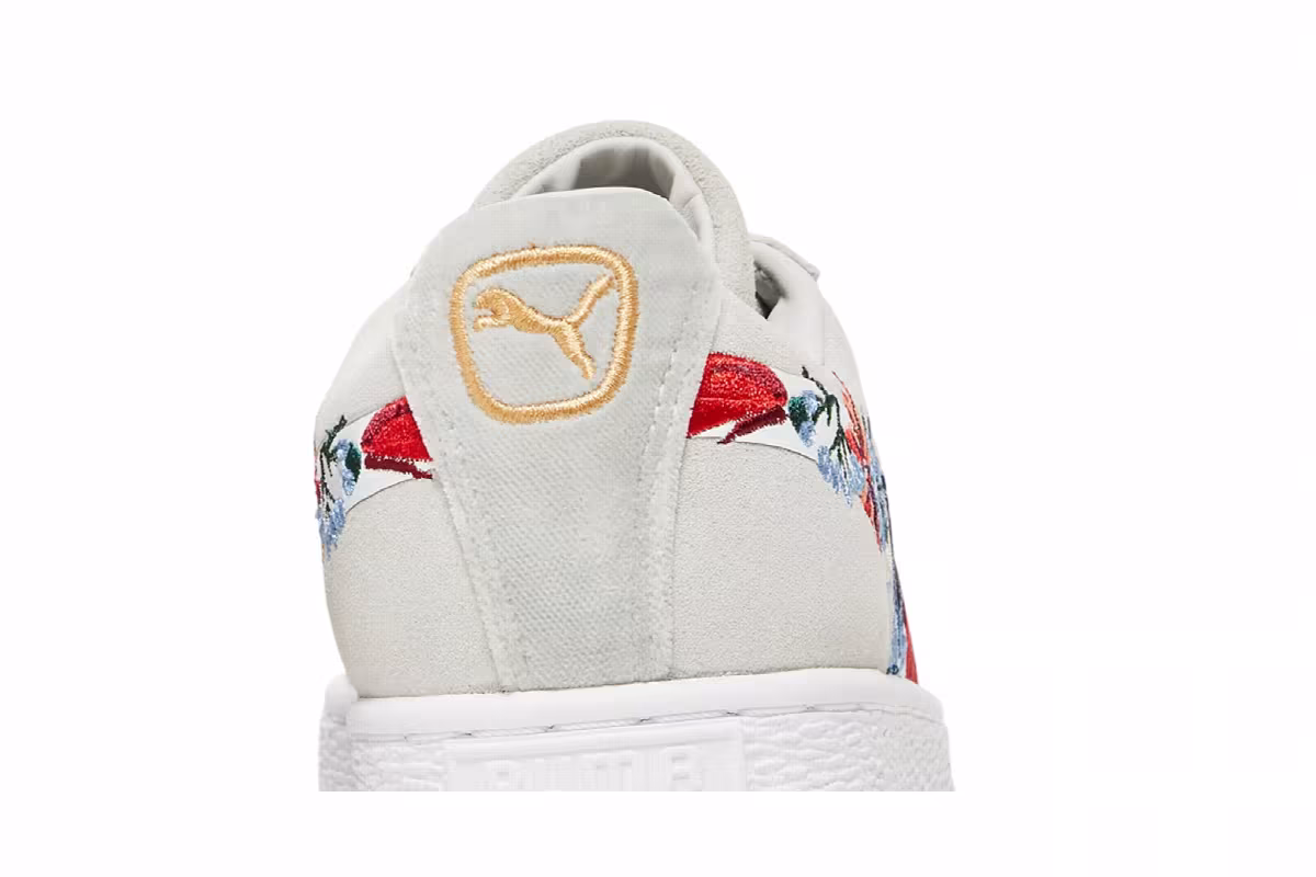 Puma Women's Suede Classic Embroided Floral, view 8