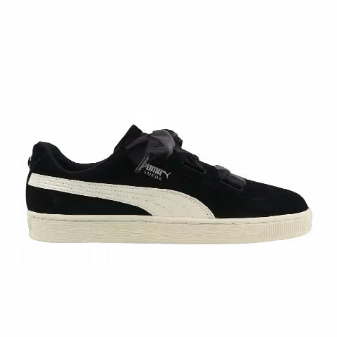 Puma Suede Heart Jewel Jr 'Black White'