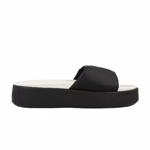 Puma Wmns Platform Slide 'Black Whisper White'