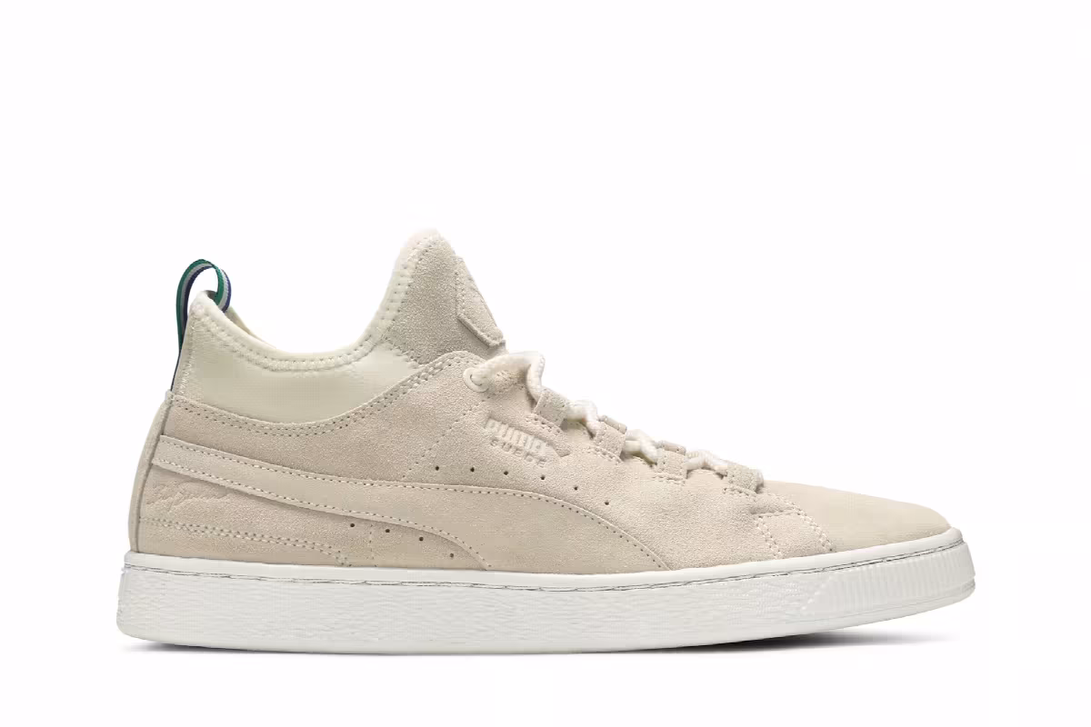 Big Sean x Puma Classic Suede Mid Whisper White, view 2