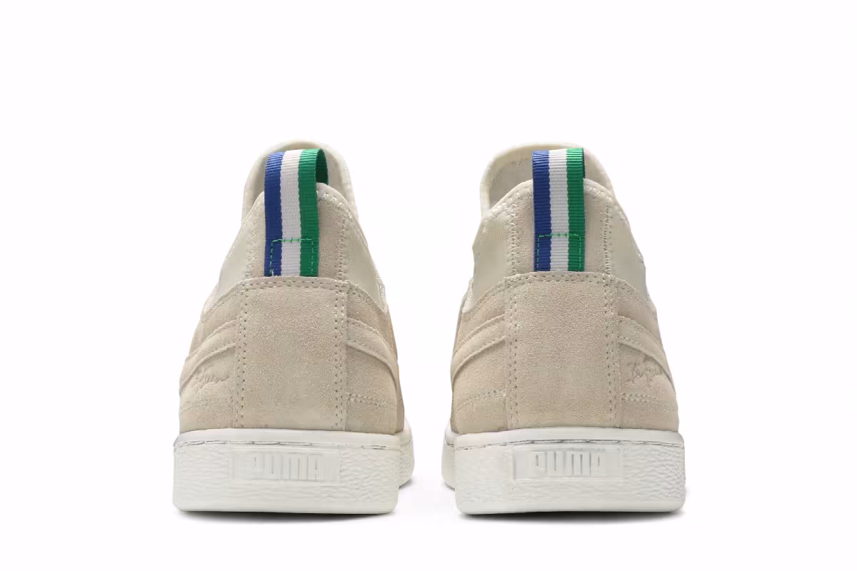 Big Sean x Puma Classic Suede Mid Whisper White, view 7