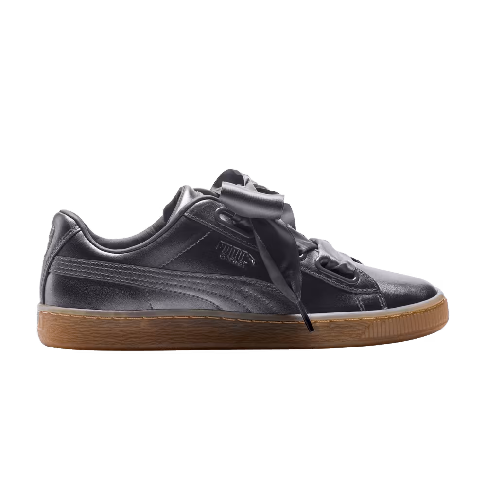 Puma Women's Basket Heart Luxe Quiet Shade