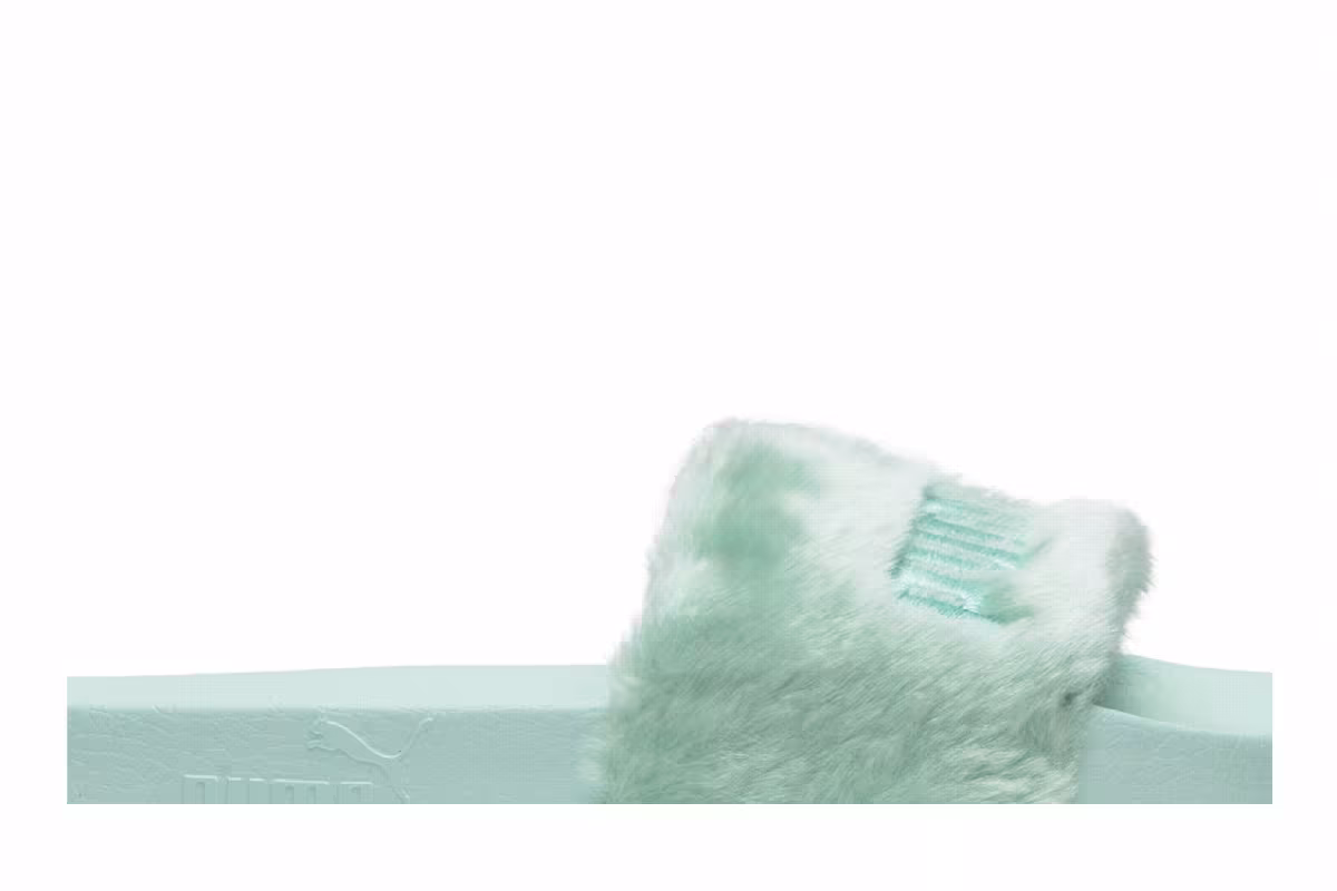 Fenty x Puma Women's Fur Slide Bay, view 3