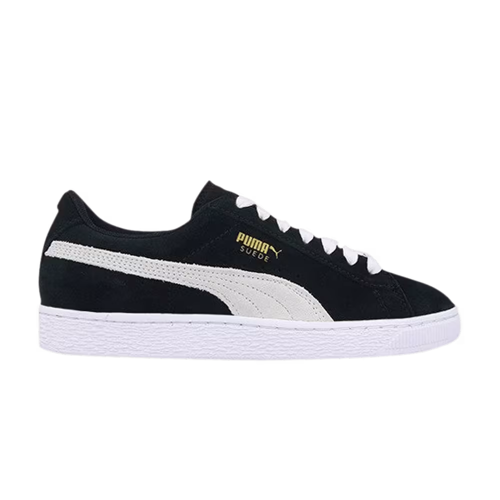 Puma Suede Jr Black White