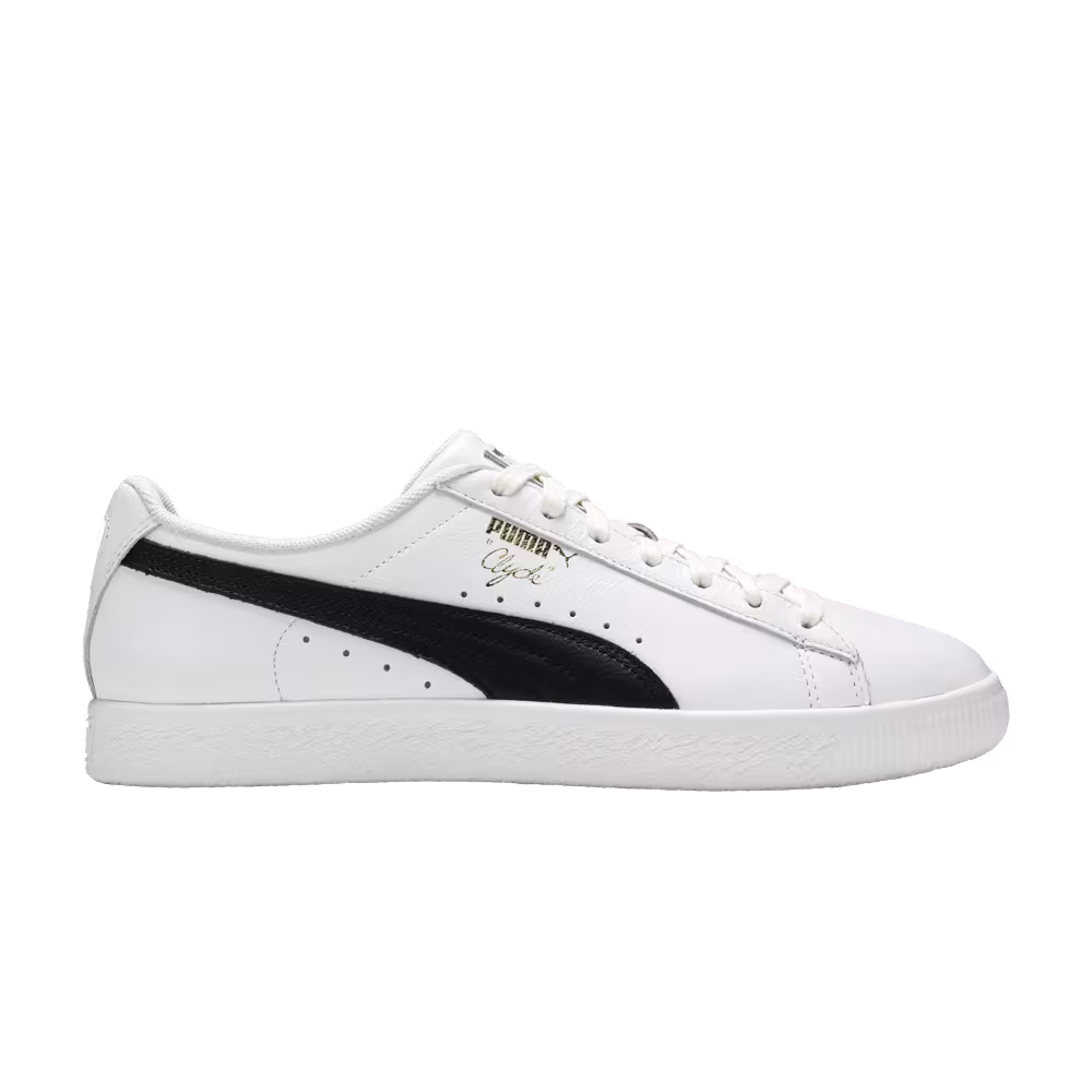 Puma Clyde Core Leather Foil White