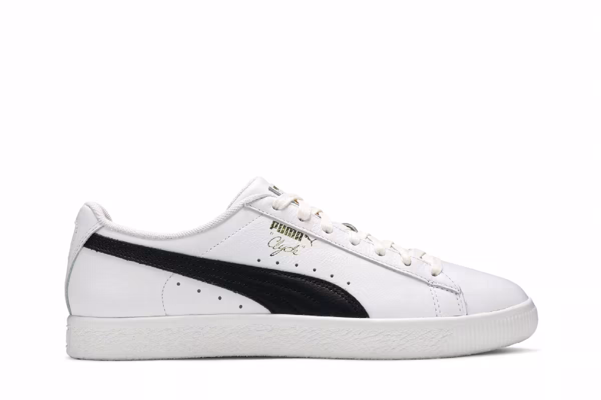 Puma Clyde Core Leather Foil White, view 2