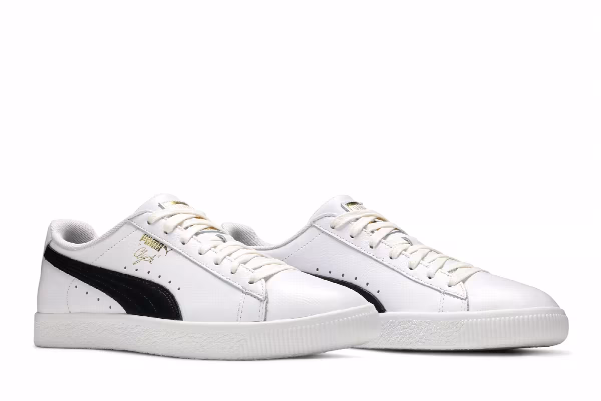 Puma Clyde Core Leather Foil White, view 9