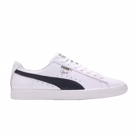 Puma Clyde Core Leather Foil 'White Navy'
