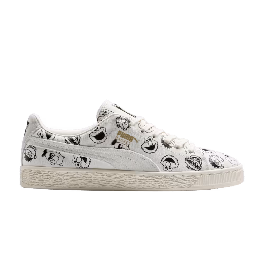 Puma Sesame Street x Basket Jr Whisper White