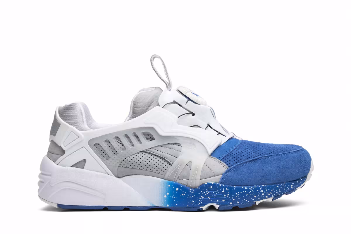 Kith x Colette x Puma Disc Blaze Strong Blue, view 2