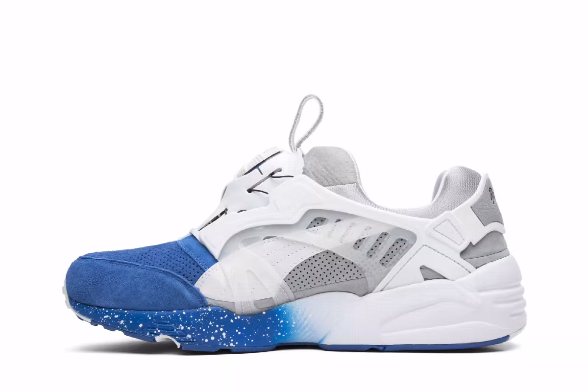 Kith x Colette x Puma Disc Blaze Strong Blue, view 4