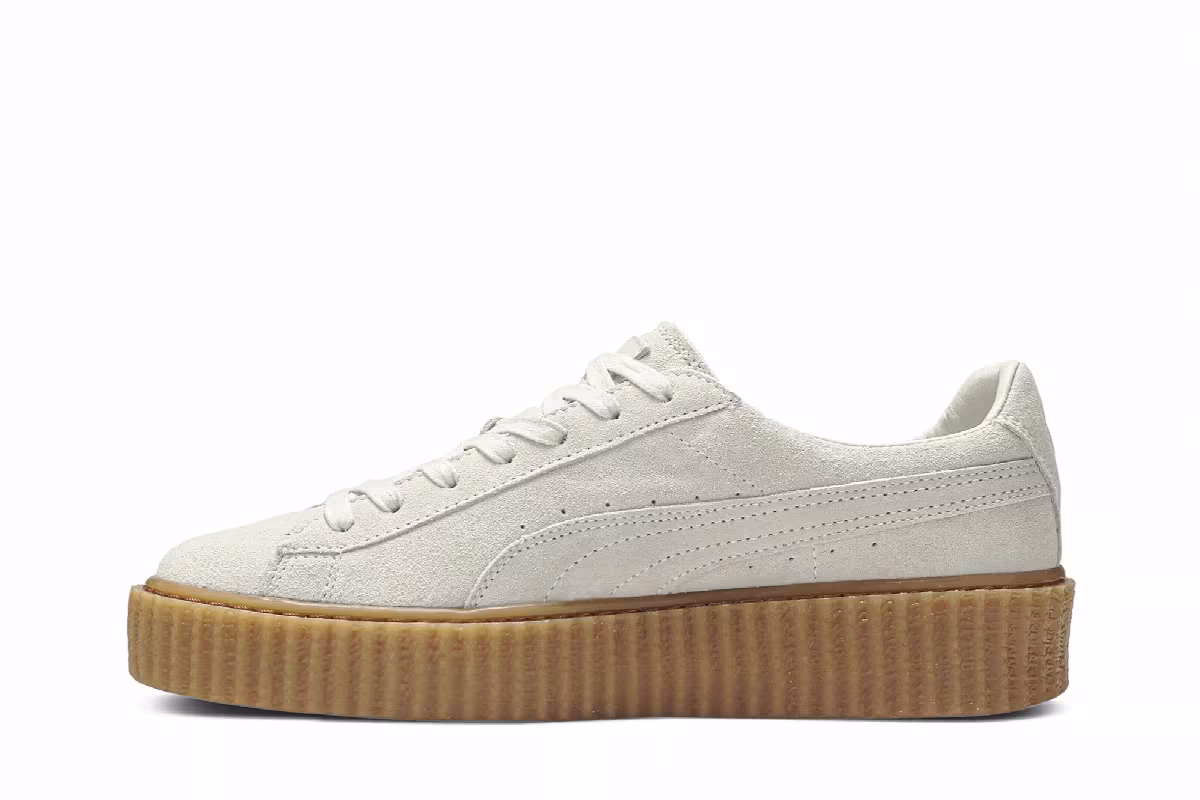 Puma Fenty x Women's Suede Creepers Star White, view 4