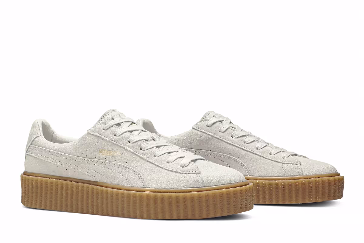 Puma Fenty x Women's Suede Creepers Star White, view 9