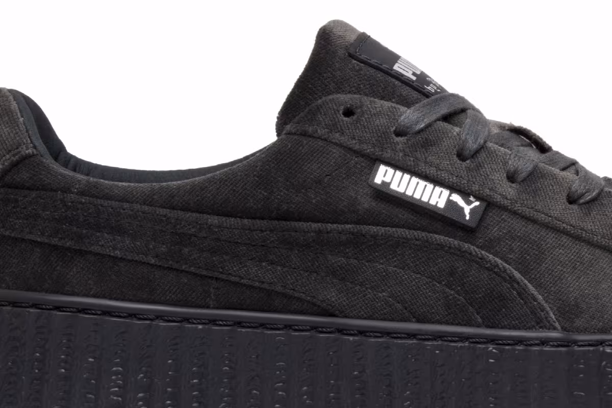 Puma Fenty x Women's Velvet Creeper Glacier Grey, view 3