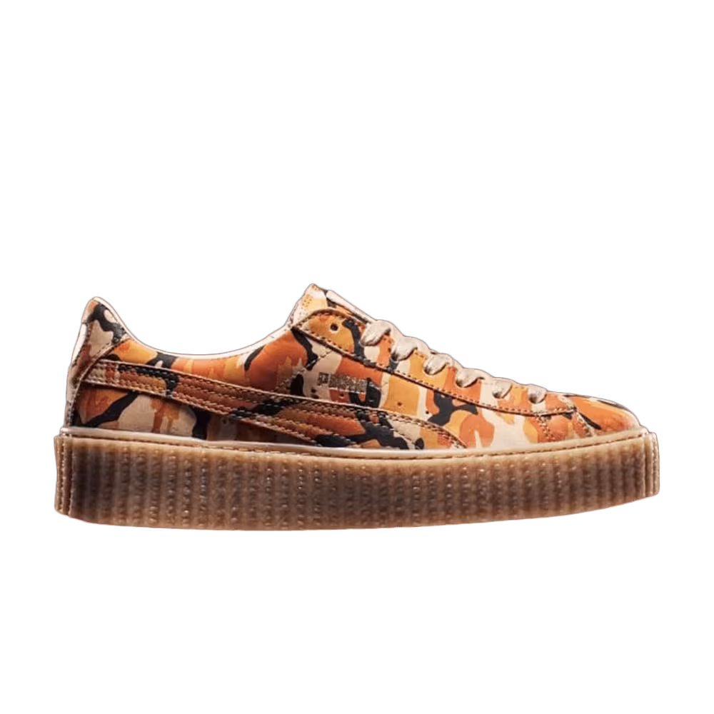Fenty x Puma Women's Suede Creepers Orange Camo